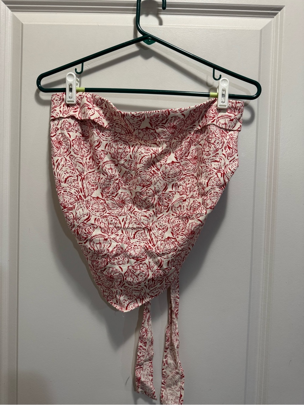 & Other Stories White and Red Floral Tie Sarong